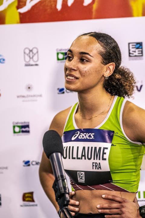 Mathilde Guillaume athlétisme haies télé l'équipe europ france élite championne adidas ust talence