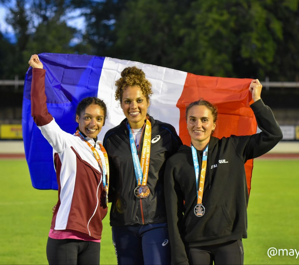 athlétisme épreuves combinées mondiaux d'ultra combinés team équipe de france podium records